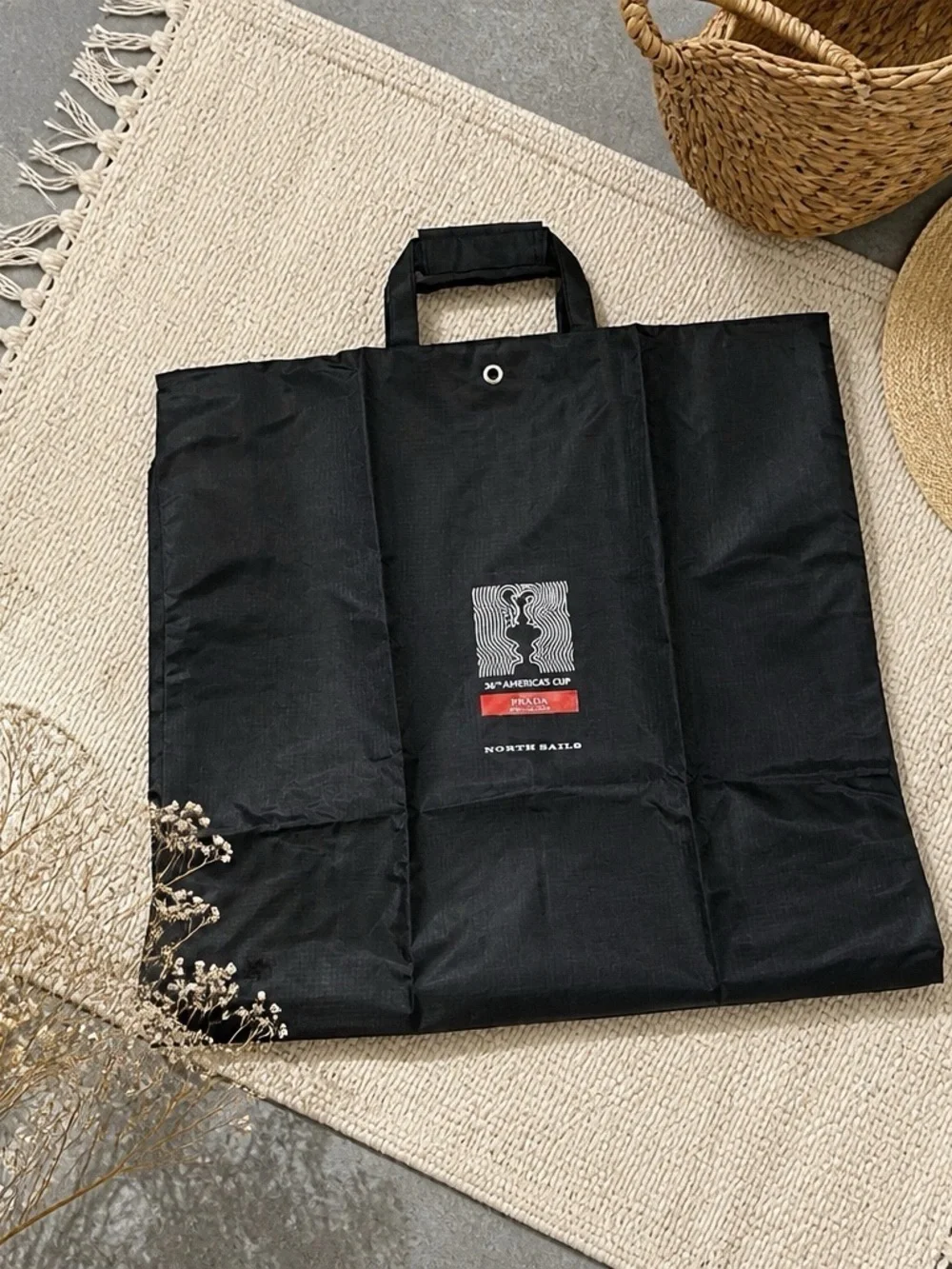 Prada America's Cup Graphic Garment Bag